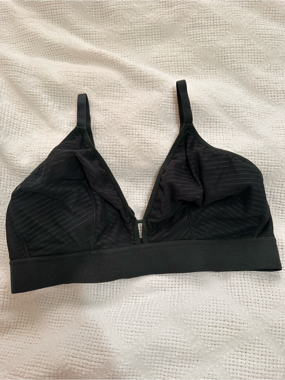 Lively Black Wireless Triangle Bralette